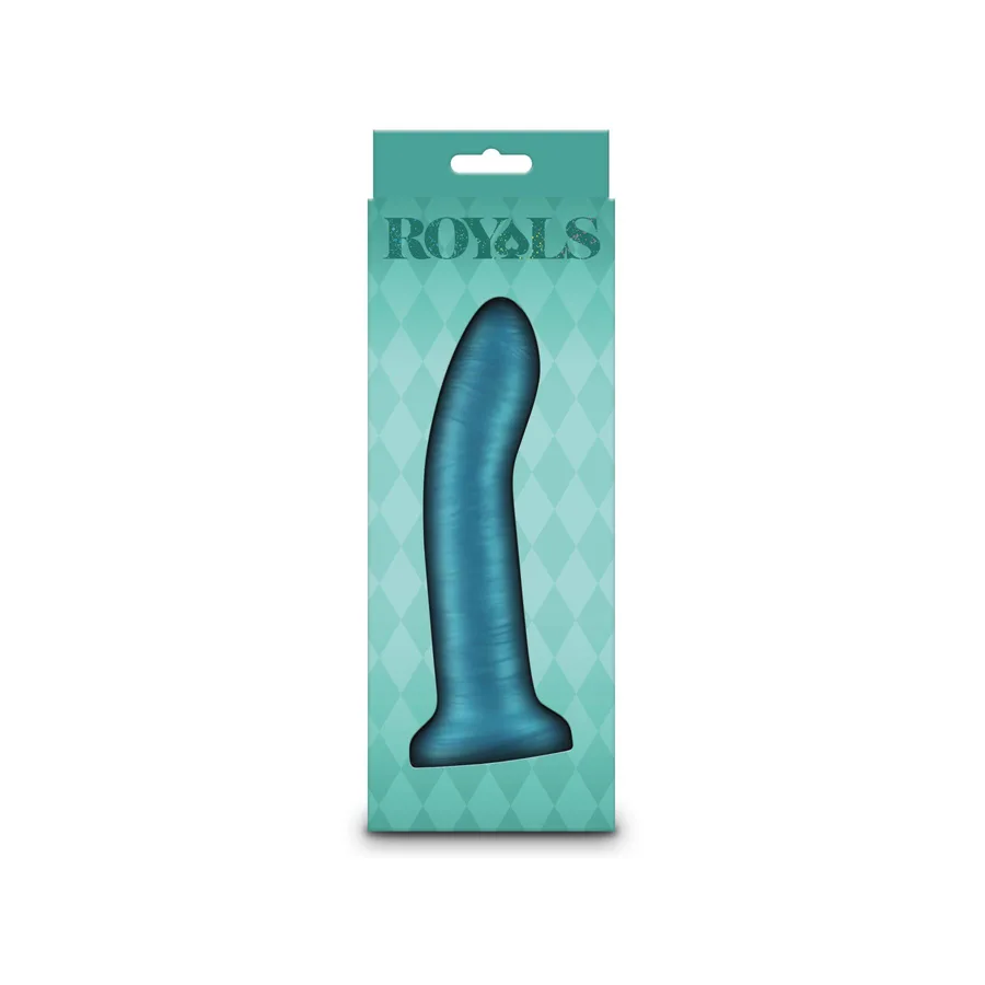 Дилдо NS Novelties Royals - 6" Charlie - Metallic Teal
