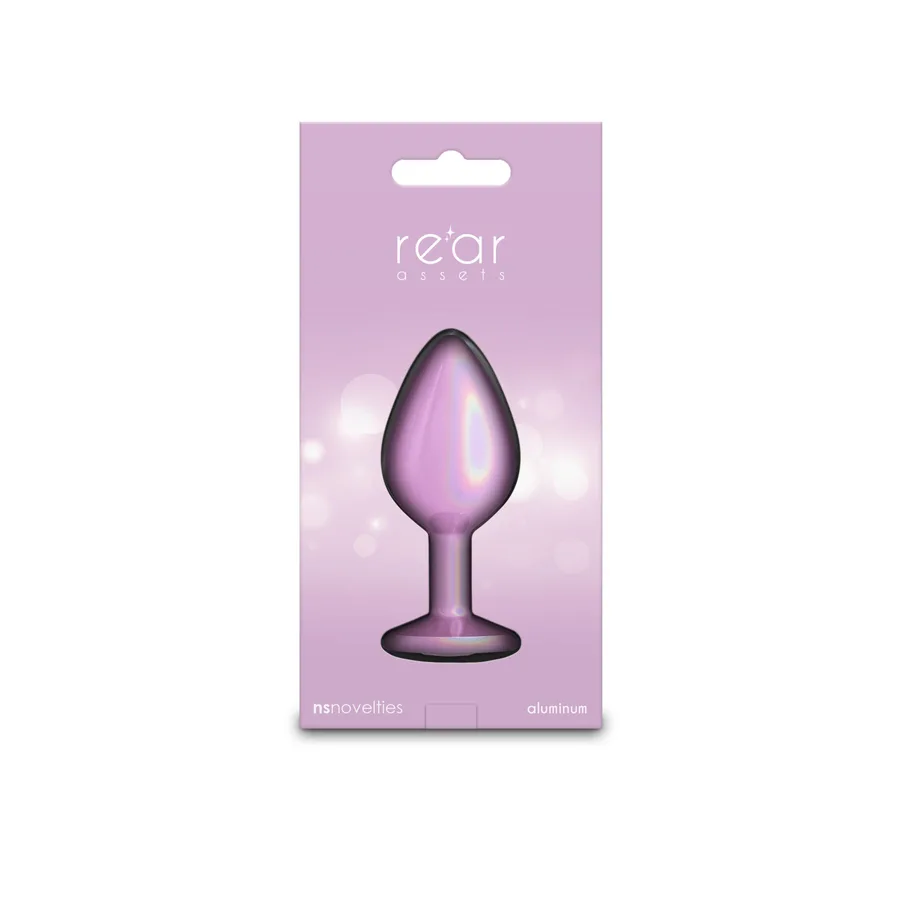 Анальна пробка NS Novelties Rear Assets - Iridescent Pink - Medium - Pink