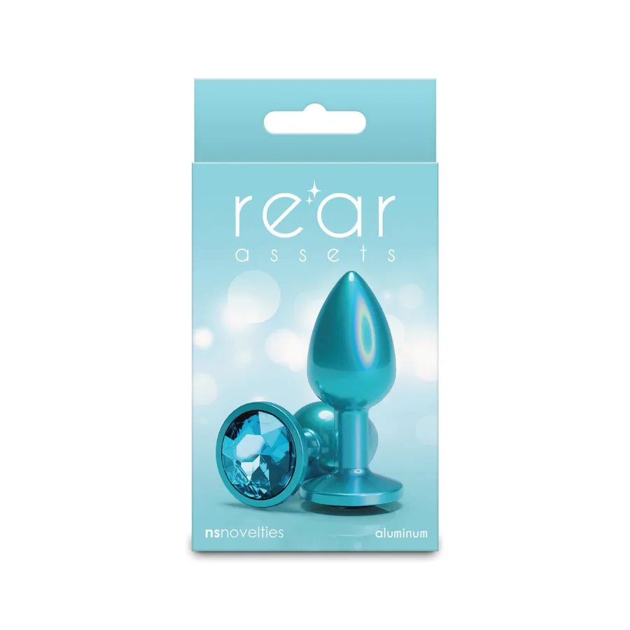 Анальна пробка NS Novelties Rear Assets - Iridescent Teal - Small - Teal