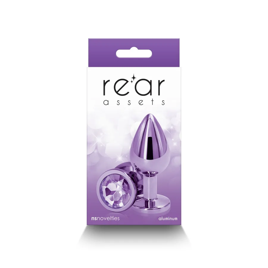 Анальная пробка NS Novelties Rear Assets - Medium - Purple