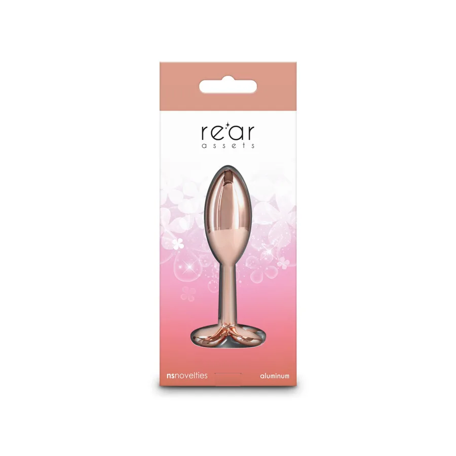 Анальная пробка NS Novelties Rear Assets - Clover - Rose Gold