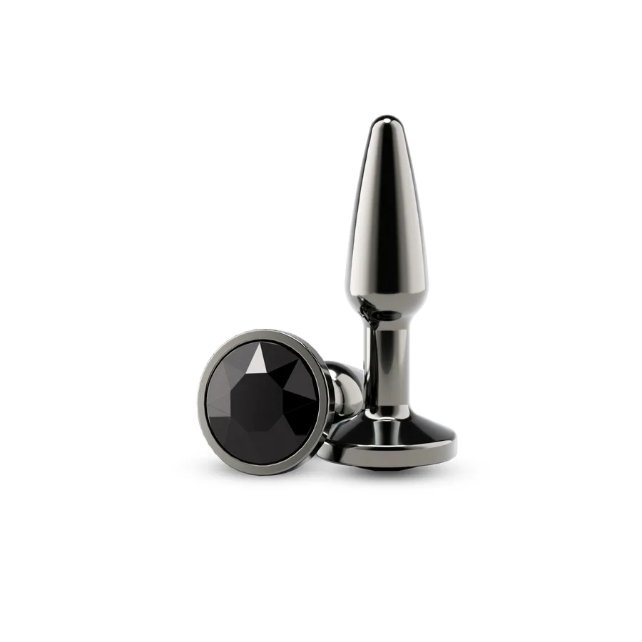 Анальная пробка NS Novelties Rear Assets - Tapered - Small - Gunmetal - Black