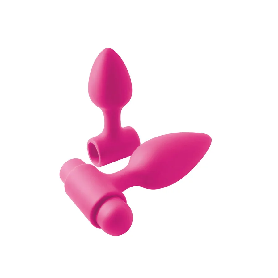 Анальна пробка з вібрацією NS Novelties INYA - Vibe-O-Spades -Pink