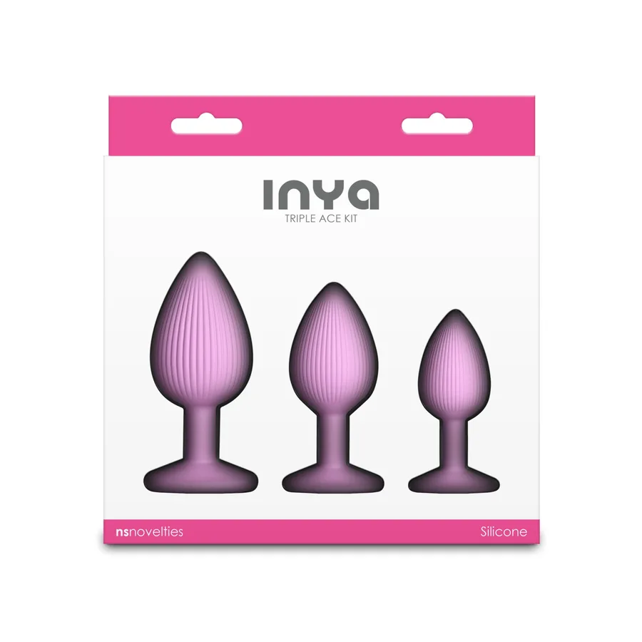 Набір анальних пробок NS Novelties INYA - Triple Ace Kit - Blush