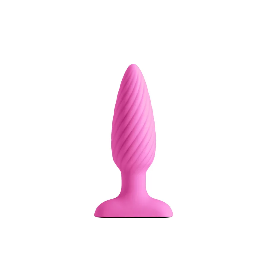 Анальная пробка с вибрацией NS Novelties INYA - Swirl - Pink