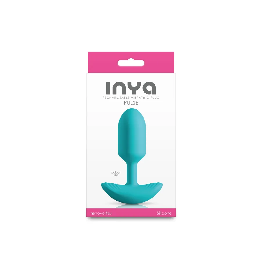 Анальна пробка з вібрацією NS Novelties INYA - Pulse - Teal