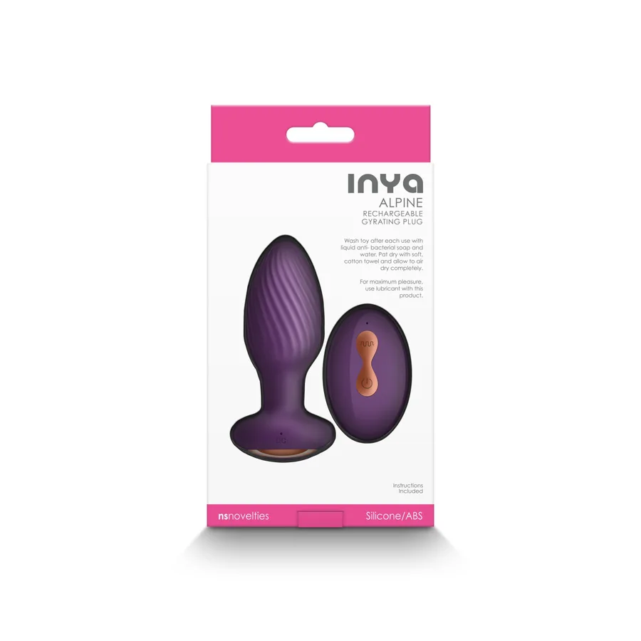 Анальна пробка з вібрацією NS Novelties INYA - Alpine - Purple