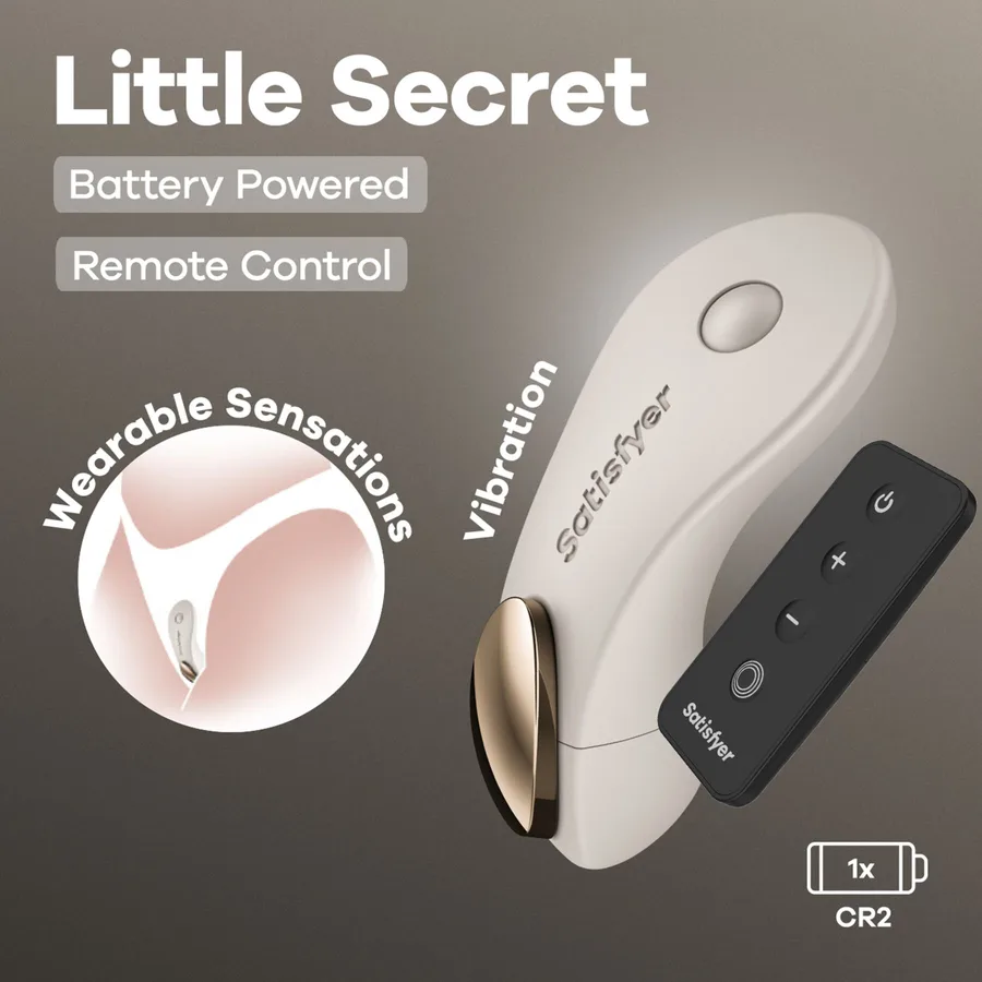 Вібратор у трусики Satisfyer Little Secret Battery Series з пультом ДК