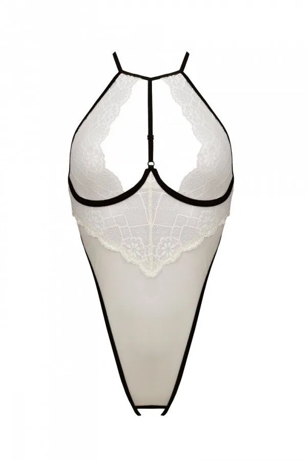 Боди с доступом Passion CHIKA BODY L/XL, cream
