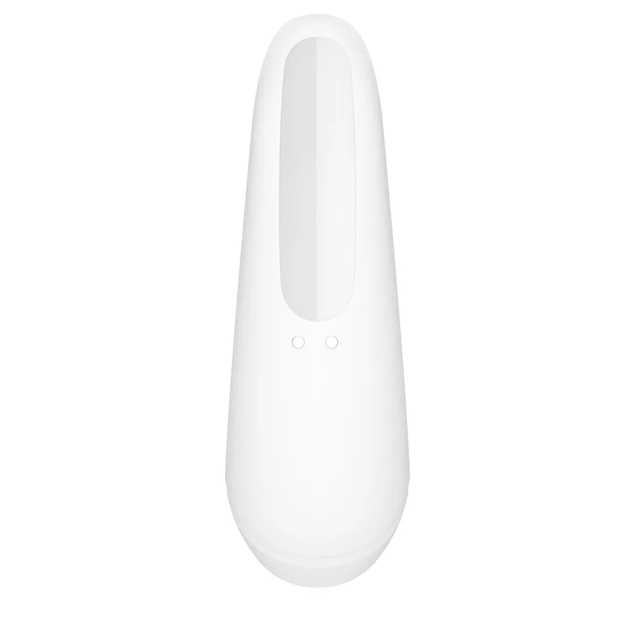 Вакуумний кліторальний стимулятор Satisfyer Curvy 1+ White з керуванням через інтернет