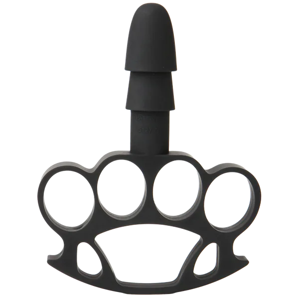 Тримач-кастет Doc Johnson з кріпленням Vac-U-Lock - Knuckle Up для іграшок