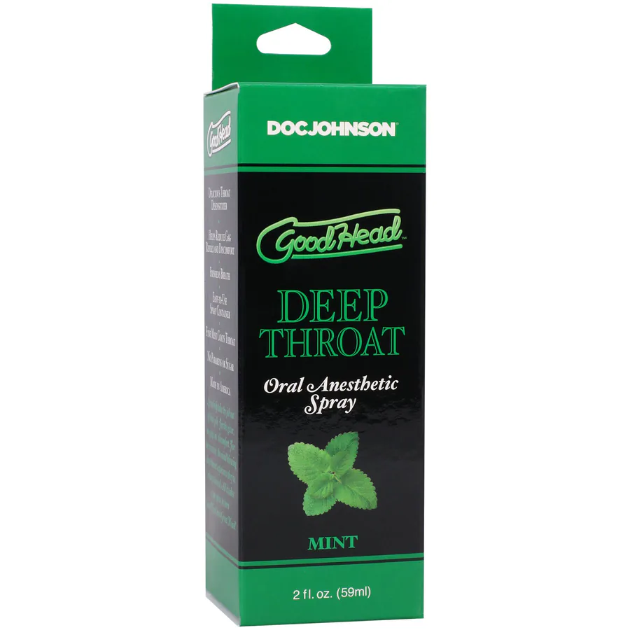 Спрей для минета Doc Johnson GoodHead DeepThroat Spray – Mystical Mint 59 мл для глубокого минета