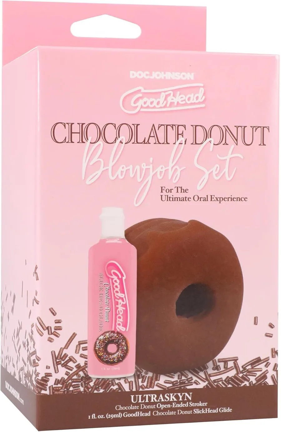 Набор для минета Doc Johnson GoodHead Chocolate Donut Blowjob Set