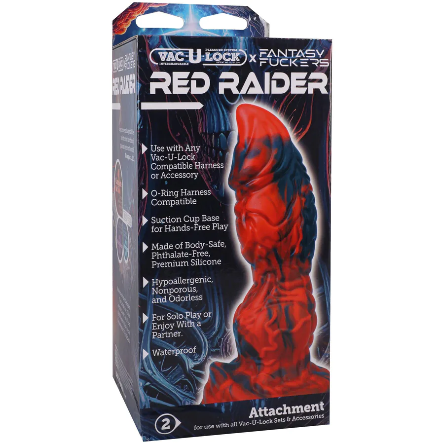 Фентезійний фалоімітатор Doc Johnson Vac-U-Lock x Fantasy Fuckers Red Raider
