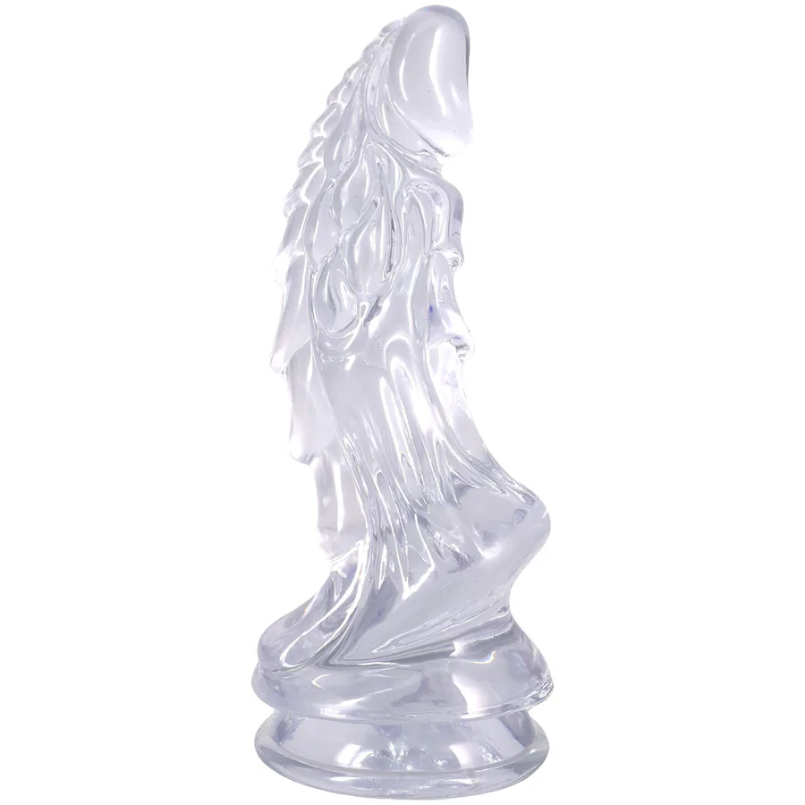 Фентезійний фалоімітатор Doc Johnson Crystal Jellies - Invader Dong 8.5 Inch - Clear