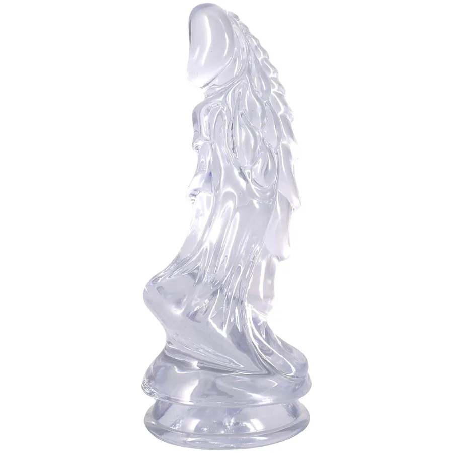 Фентезійний фалоімітатор Doc Johnson Crystal Jellies - Invader Dong 8.5 Inch - Clear