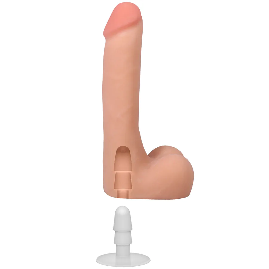 Фалоімітатор Doc Johnson The Realistic Cock ULTRASKYN - 9 Inch with Balls Vanilla