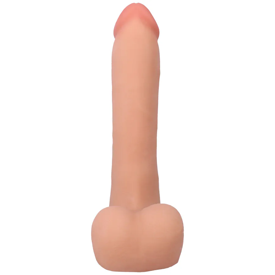 Фалоімітатор Doc Johnson The Realistic Cock ULTRASKYN - 9 Inch with Balls Vanilla
