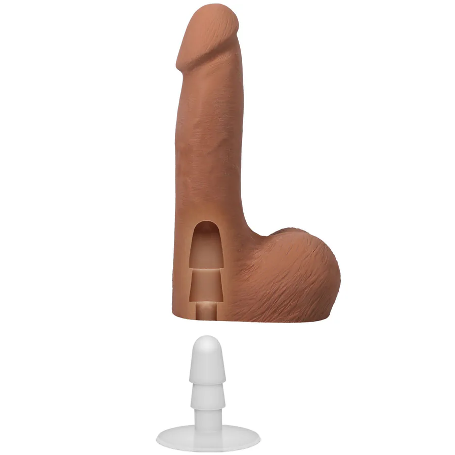 Фаллоимитатор Doc Johnson The Realistic Cock ULTRASKYN - 7 Inch with Balls Caramel