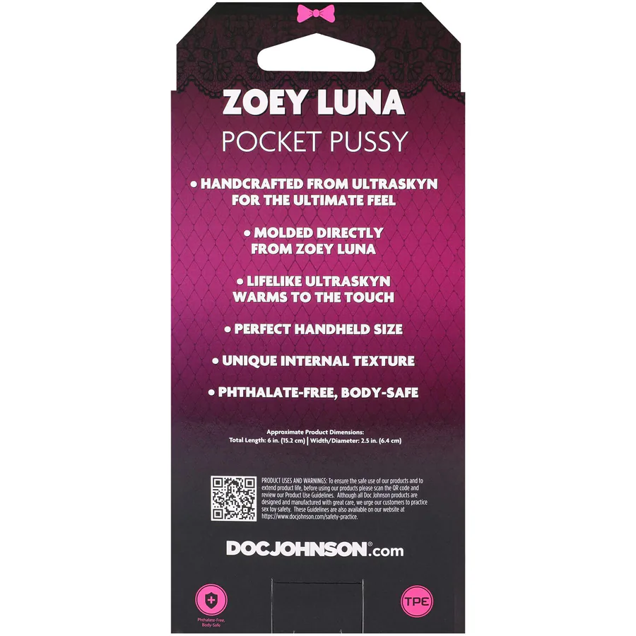 Мастурбатор Doc Johnson Zoey Luna