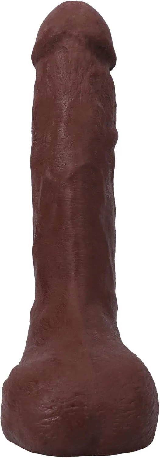 Фалоімітатор, що кінчає Doc Johnson The Realistic Cock ULTRASKYN - Squirting 9,5 Inch Chocolate