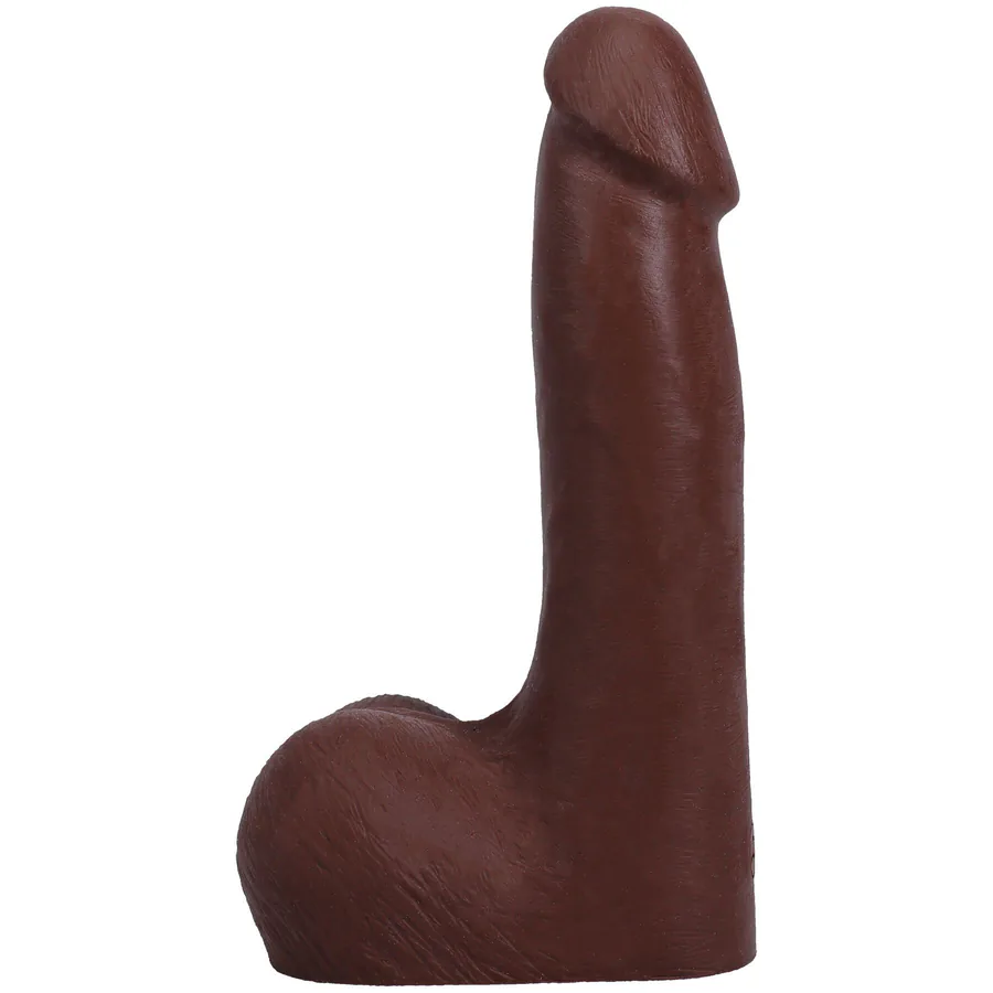 Фалоімітатор Doc Johnson The Realistic Cock ULTRASKYN - 7 Inch with Balls Chocolate