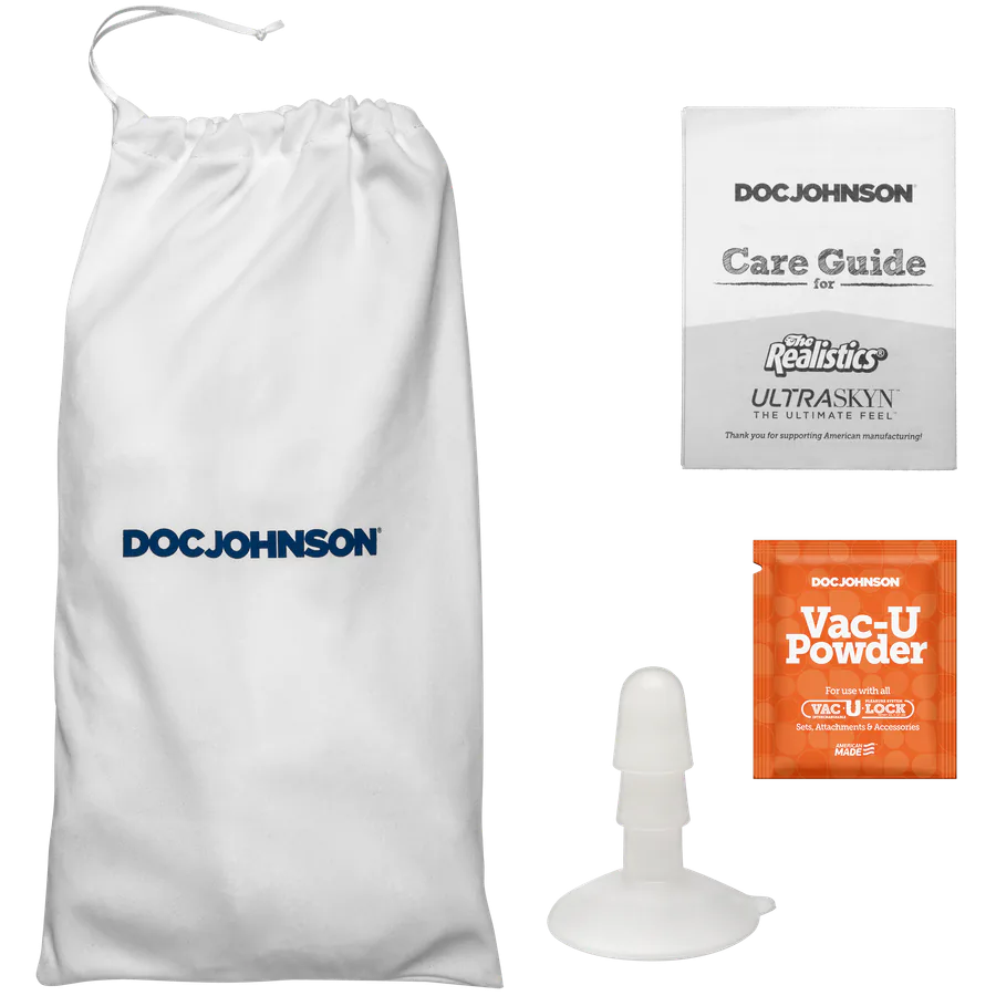 Фалоімітатор Doc Johnson The Realistic Cock ULTRASKYN - 9 Inch Chocolate