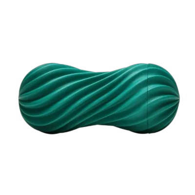 Мастурбатор Tenga FLEX Fizzy Green зі змінною інтенсивністю, можна скручувати, вакуум