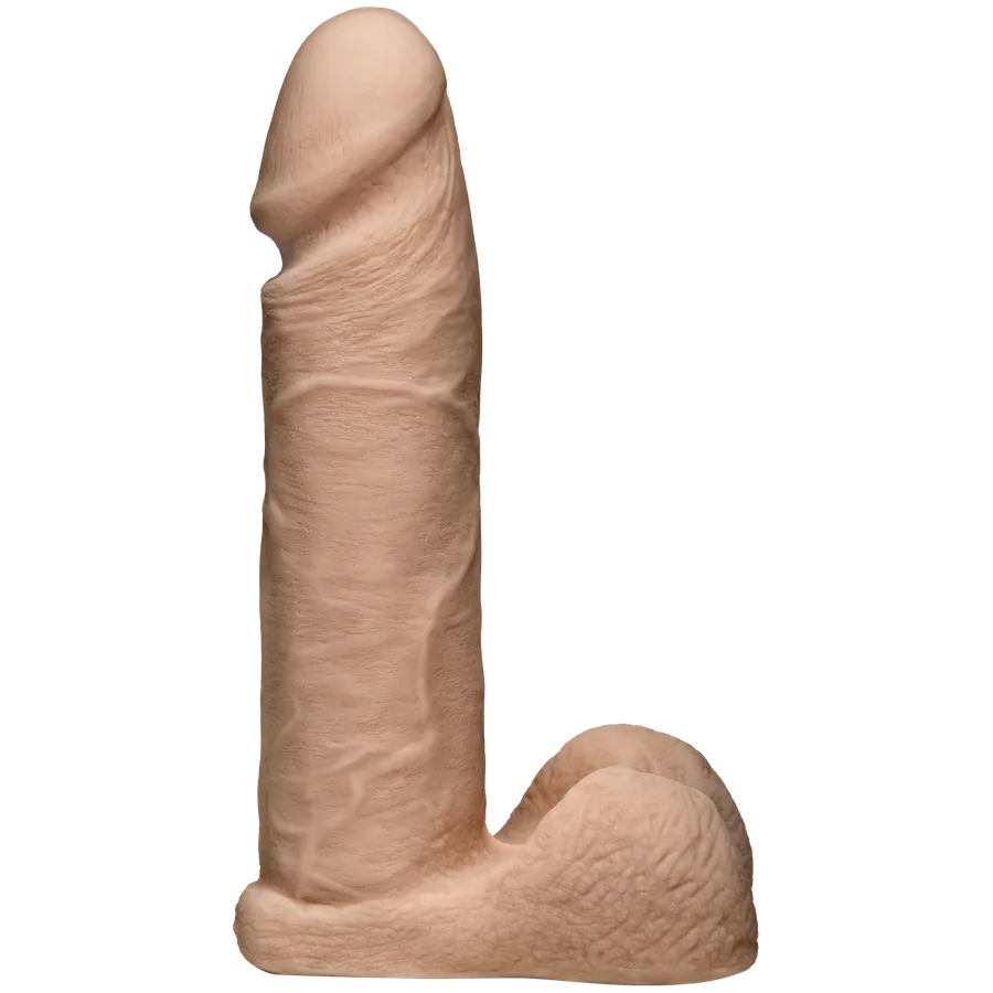 Фаллоимитатор Doc Johnson Vac-U-Lock - 8 Inch ULTRASKYN Cock White (мятая упаковка!!!)