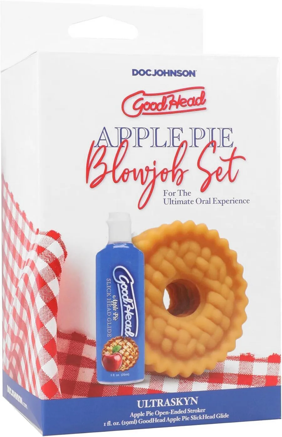 Набір для мінету Doc Johnson GoodHead Apple Pie Blowjob Set (поріз на пакованні!!!)