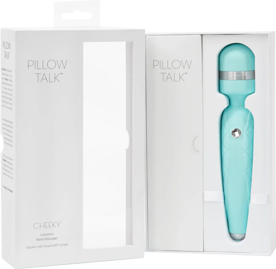 Розкішний вібромасажер PILLOW TALK - Cheeky Teal (м'яте паковання!!!)