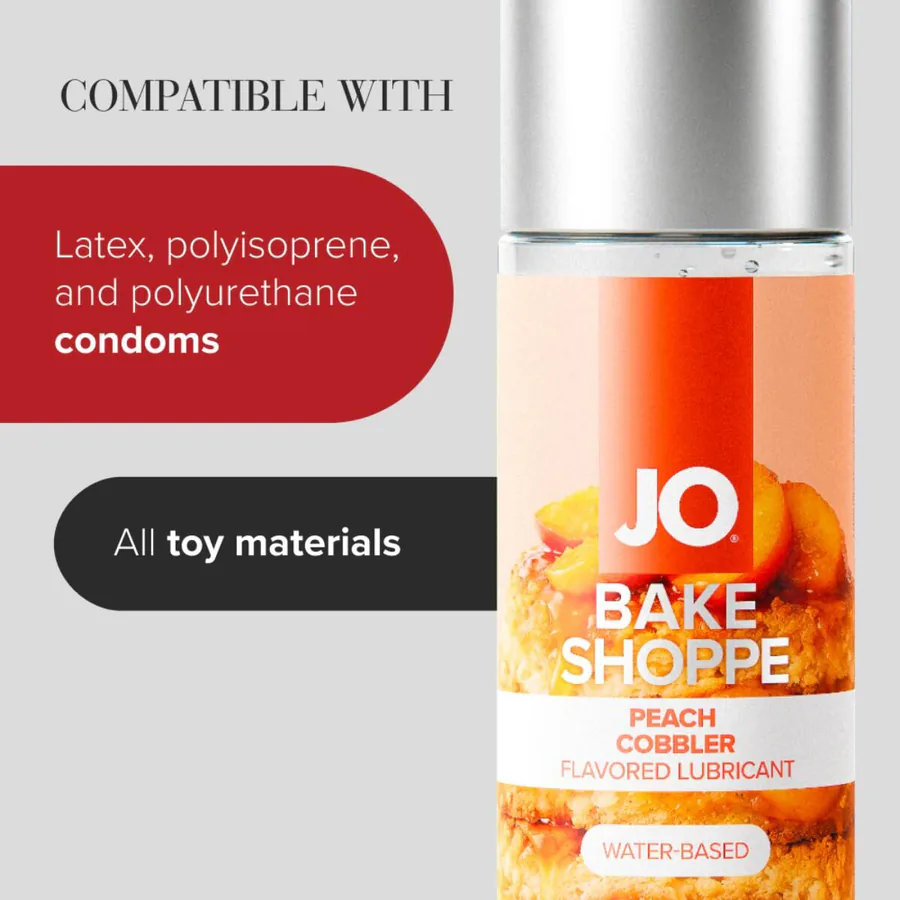 Лубрикант на водній основі JO Bake Shoppe - Peach Cobbler 60 мл, без цукру та парабенів