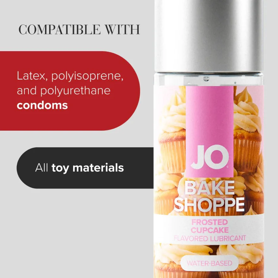 Лубрикант на водной основе JO Bake Shoppe - Frosted Cupcake 60 мл, без сахара и парабенов