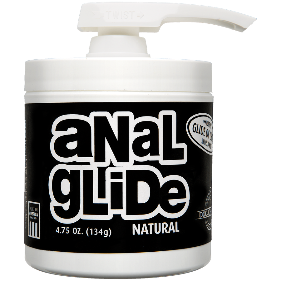 Анальна змазка на олійній основі Doc Johnson Anal Glide Natural (127 г) тривале ковзання