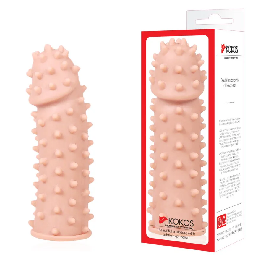 Насадка на член Kokos Extreme Sleeve ES.03 розмір S, потовщувальна, стимулюючий рельєф