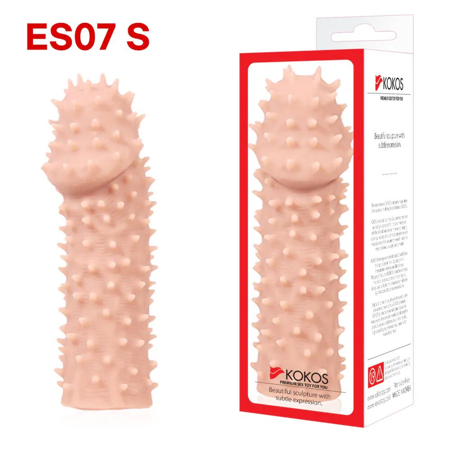 Насадка на член Kokos Extreme Sleeve ES.07 розмір S, потовщувальна, стимуляція точки G