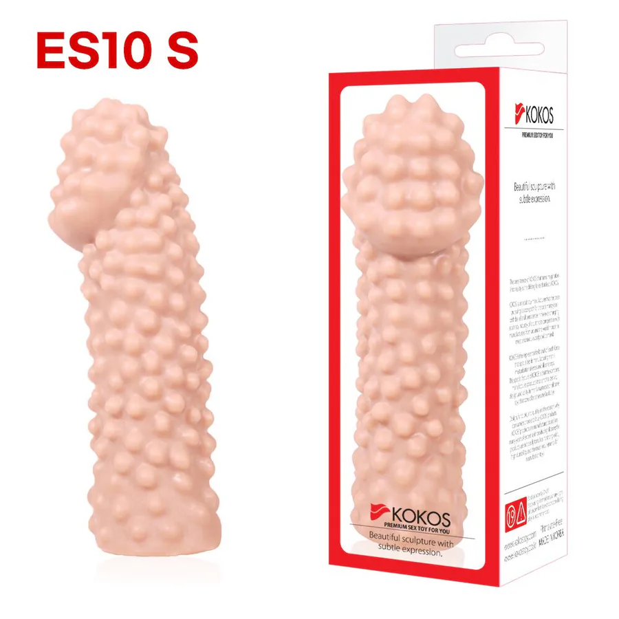 Насадка на член Kokos Extreme Sleeve ES.10 розмір S, потовщувальна, стимулювальний рельєф