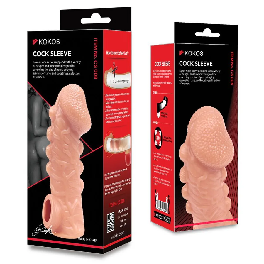 Насадка на член Kokos Cock Sleeve CS 008 S