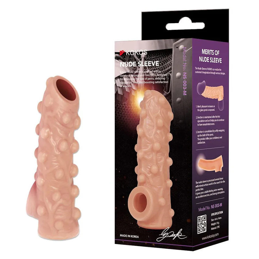 Насадка на член Kokos Nude Sleeve NS 003 S