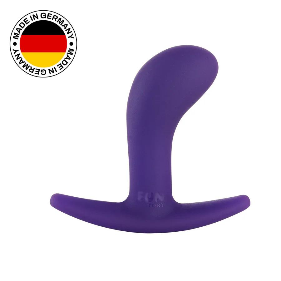 Анальна пробка Fun Factory BOOTIE S, фіолетова, діаметр 2,8 см, тонкий обмежувач