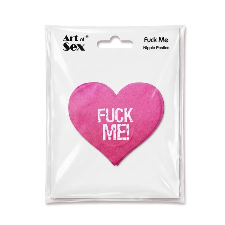 Пестис-сердечка Art of Sex - Fuck me, рожевий