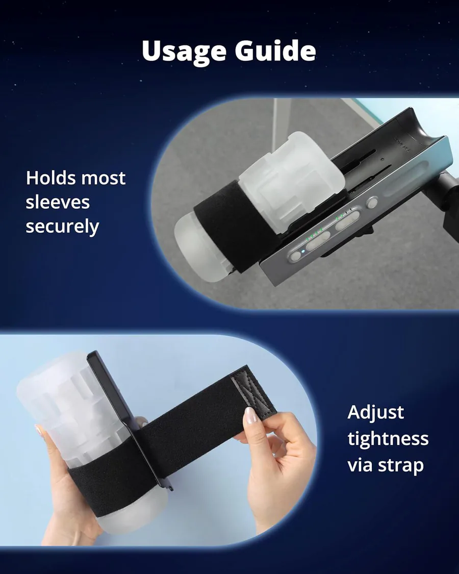 Рукав-мастурбатор Lovense Solace Pro Grip Kit с креплением для Solace Pro
