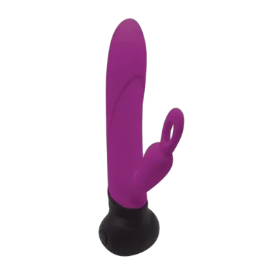 Вібратор з обертанням стовбура Adrien Lastic Mini Bonnie з петелькою для пальчика