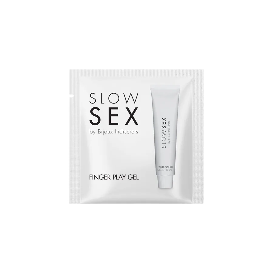 Пробник гель-смазки для мастурбации Bijoux Indiscrets Slow Sex Finger play gel