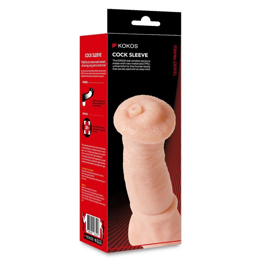 Насадка на член Kokos Cock Sleeve CS 012 L (мятая упаковка!!!)