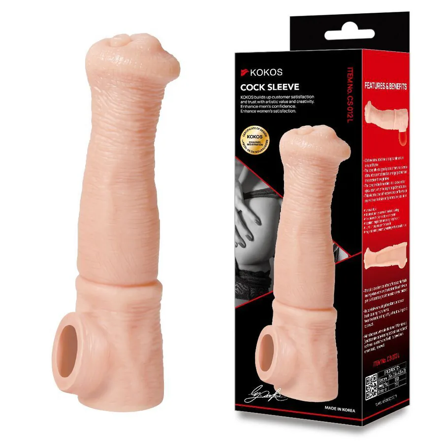 Насадка на член Kokos Cock Sleeve CS 012 L (мятая упаковка!!!)