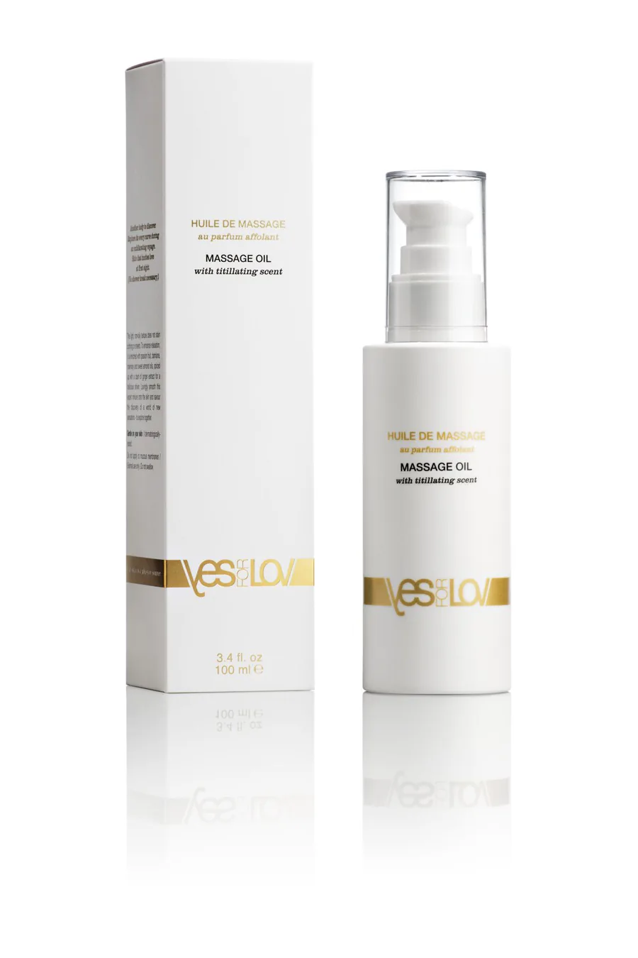 Массажное масло YESforLOV MASSAGE OIL with titillating scent 100 мл