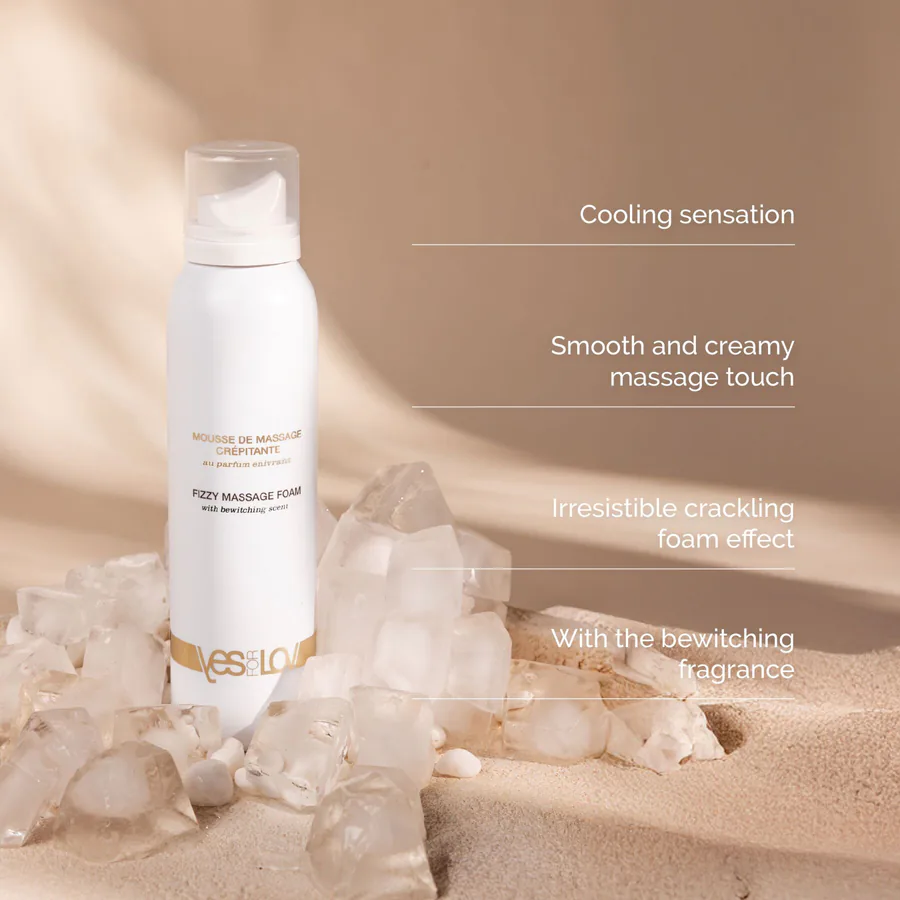 Масажна піна YESforLOV FIZZY MASSAGE FOAM with bewitching scent 150 мл