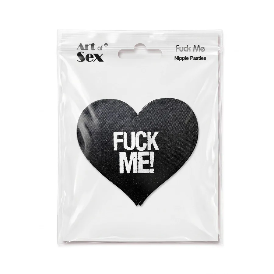 Пестис-сердечка Art of Sex - Fuck me, чорний