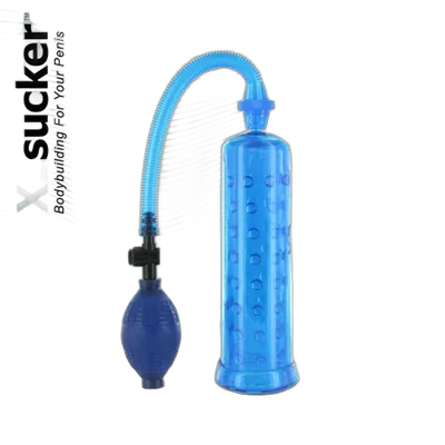 Вакуумная помпа XLsucker Penis Pump Blue для члена длиной до 18см, диаметр до 4см